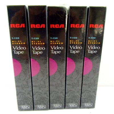 RCA T-120H VHS Video Cassette 120-Minutes (1-Pack)