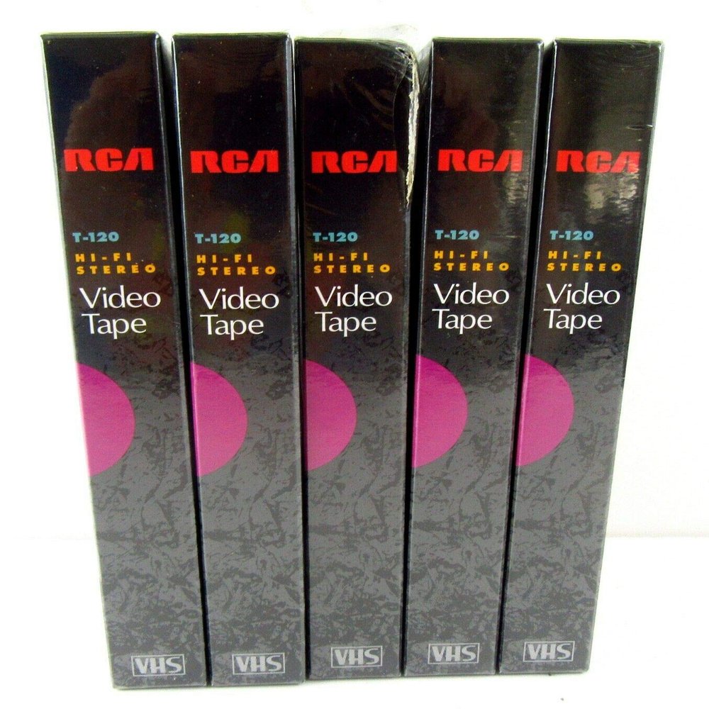 RCA T-120H VHS Video Cassette 120-Minutes (1-Pack)