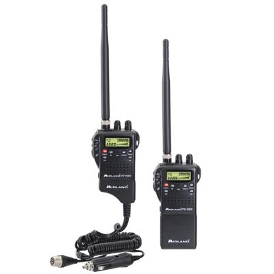 Midland 75-822 Handheld CB Radio & Mobile CB Radio  Walkie Talkie with 40 Channels, NOAA Weather Alerts, Long Range, Compatible with CB Antennas