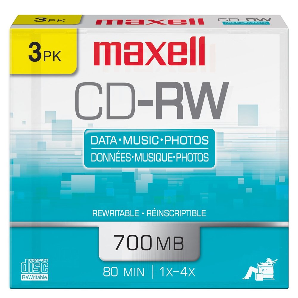 Maxell 630030 700Mb Cd-Rewriteable