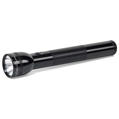 MagLite 3-Cell D Incandescent Flashlight  Water-Resistant, Adjustable Beam, High-Intensity Krypton Bulb  Black