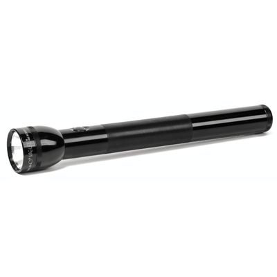 MagLite 4-Cell D Incandescent Flashlight  Water-Resistant, Adjustable Beam, High-Intensity Xenon Bulb  Black