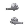 Schlage F40 CSV ELA 626 Commercial Series Elan Door Lever, Bed & Bath Privacy Lock, Satin Chrome view 3