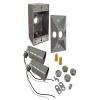 Hubbell-Bell 5818-5 Rectangular Box & Lamp Kit - Gray view 2