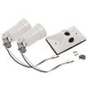 Hubbell-Bell 5621-6 Rectangular Cover 75-100-Watt Combination Lampholders, White, 2 Pack view 1