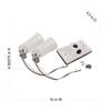 Hubbell-Bell 5621-6 Rectangular Cover 75-100-Watt Combination Lampholders, White, 2 Pack view 3