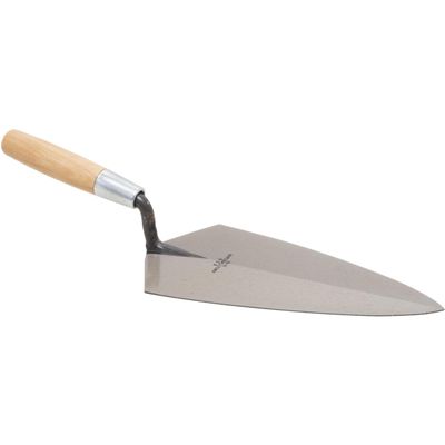 MARSHALLTOWN Brick Trowels, Philadelphia Style, 11 1/2 X 5 3/4 Inch, Wooden Handle, Brickwork, Blockwork, Stonework, Masonry, Made in USA, 19 11.5