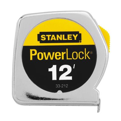 STANLEY PowerLock Tape Measure, 12-Foot (33-212)