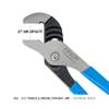 Channellock Tongue & Groove Pliers 426 - Straight Jaw, Made in USA, 0.87 In. Jaw, Heat-Treated Teeth - 6.5 In. view 3