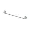 Gatco 5070 Designer II Towel Bar, Wall-Mounted Bathroom Towel Holder, 24" Length Chrome Finish view 2