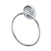 Gatco 5073 Designer II Towel Ring, Wall-Mounted Bathroom Hand Towel Ring, 6.5" Face, Chrome Finish view 1