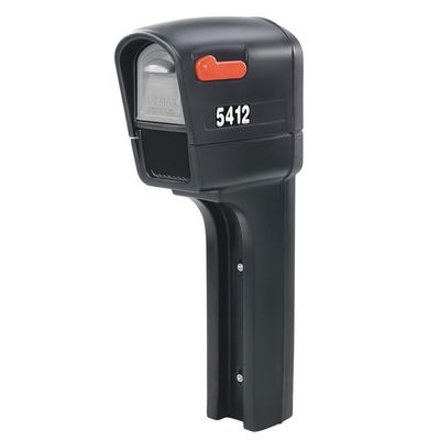 Step2 MailMaster Plus Mailbox & Post, Weather Resistant, Large Outdoor Mailboxes, Made of Durable Plastic, Easy to Install, Flag Included, Black