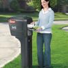 Step2 MailMaster Plus Mailbox & Post, Weather Resistant, Large Outdoor Mailboxes, Made of Durable Plastic, Easy to Install, Flag Included, Black view 4