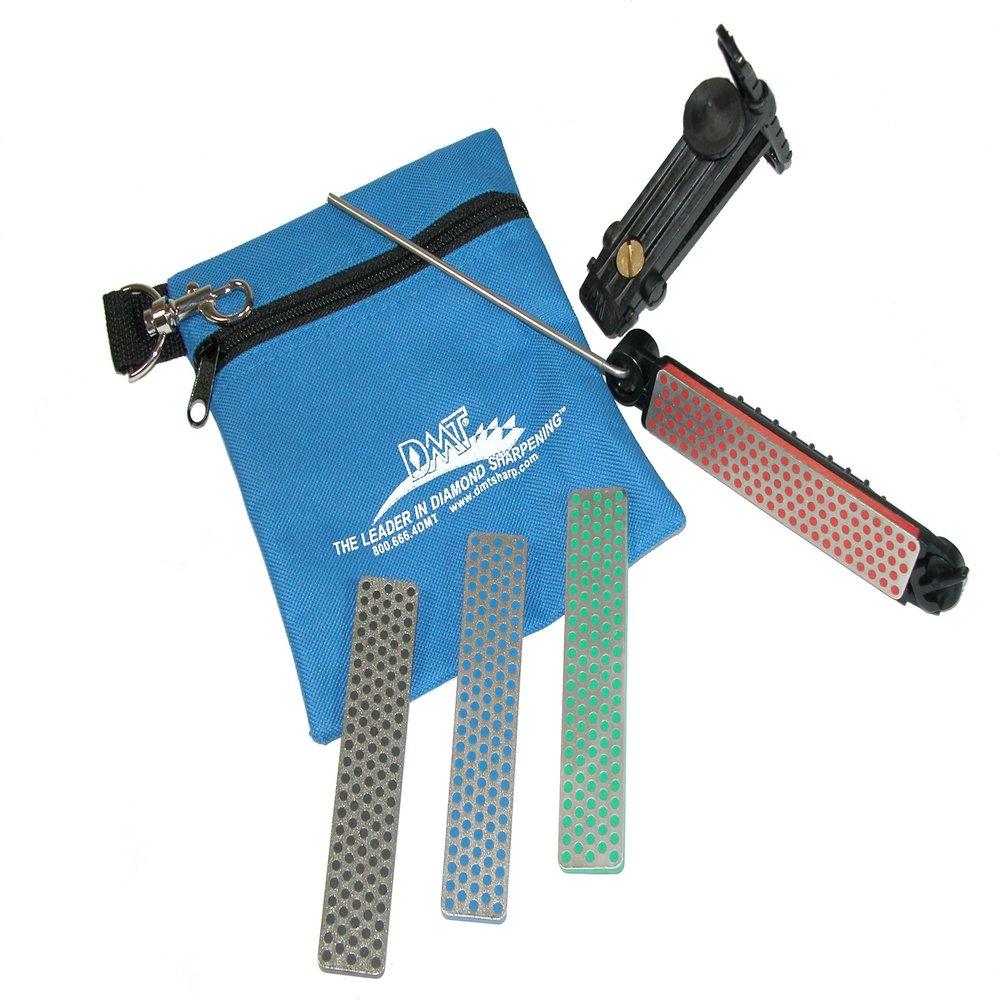 DMT (Diamond Machining Technology) 4 Whetstone Aligner Quick Edge Diamond Sharpening Kit (AKEFCX)