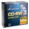 Imation 40955 CD-rw 4X 10PK 74MIN Jewel view 1