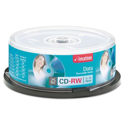 Imation 700MB/80 Min CD-RW (25-Pack)