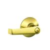 SCHLAGE F40VELA605 Elan Privacy Lever, Bright Brass view 1