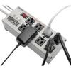 Tripp Lite ISOBAR8ULTRA Isobar 8 Outlet Heavy Duty Power Strip Surge Protector, 3840 Joules, 12ft Cord, Flat Plug, Metal Power Strip, Industrial Garage Work Shop Bench, Under Desk and Wall Mountable view 2