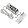 Tripp Lite ISOBAR8ULTRA Isobar 8 Outlet Heavy Duty Power Strip Surge Protector, 3840 Joules, 12ft Cord, Flat Plug, Metal Power Strip, Industrial Garage Work Shop Bench, Under Desk and Wall Mountable view 4