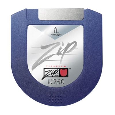 Iomega 31528 Zip U250 Clamshell Disks (Mac Formatted, 5-Pack)