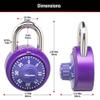 Master Lock 1530DCM Locker Lock Combination Padlock, 1 Count (Pack of 1) Colors May Vary view 4