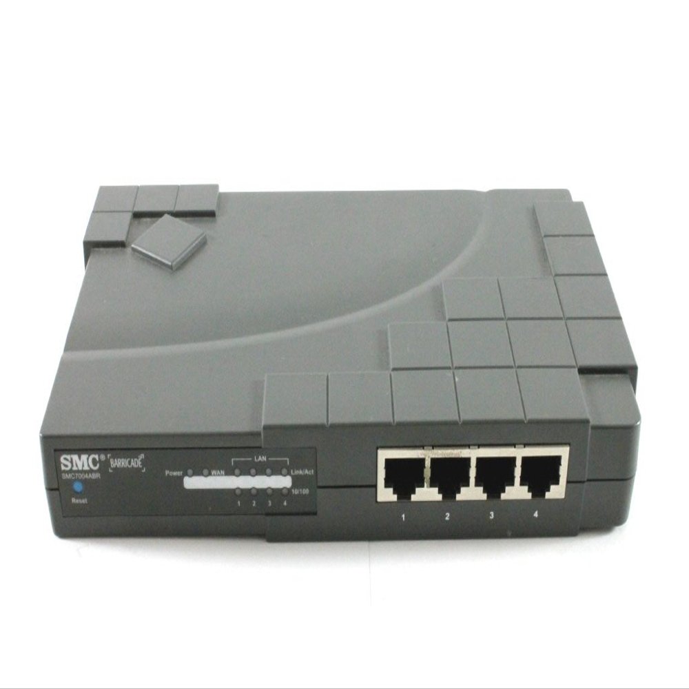 SMC SMC7004ABR Barricade Cable/DSL Router with 4-Port 10/100Mbps Switch and Integrated Print Server