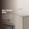 Polk Audio RC60i 2-Way Premium in-Ceiling 6.5 Speakers, Round Indoor Speakers, Set of 2 Perfect for Damp and Humid Indoor Placement - Bath, Kitchen, Covered Porches (White, Paintable Grille) view 4