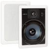 Polk Audio RC65i 2-Way Premium in-Wall 6.5 Speakers, Rectangular Indoor Speakers, Set of 2 Perfect for Damp and Humid Indoor Placement - Bath, Kitchen, Covered Porches (White, Paintable Grille) view 1
