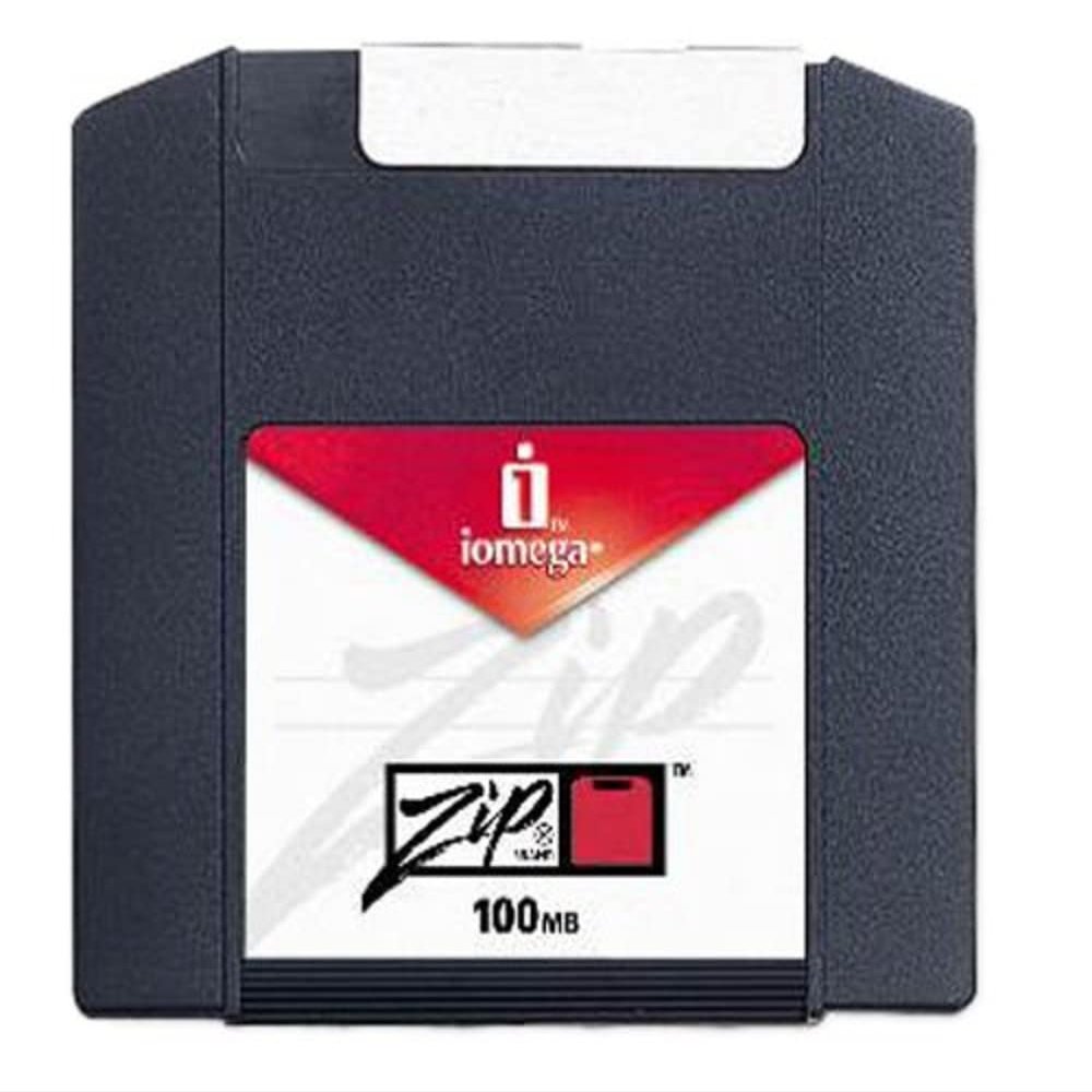6-Pack Zip 100MB Mac Clamshell Multi-Colored