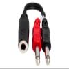 Hosa YPP-136 1/4 inch TRSF to Dual 1/4 inch TS Stereo Breakout Cable view 2