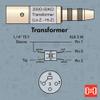 Hosa MIT-129 Impedance Transformer, 1/4 Inch TSF to XLR3M view 3