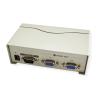 ATEN VS92A 2-Port VGA Splitter Dual Monitor Video HDB-15 Up to 1920 x 1440 60Hz and - Up to 30 Meters - Max 8 Displays 350MHz Silver Metal - Includes Power Adapter view 2