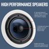 Polk Audio RC80i 2-Way Premium In Ceiling Speakers 8" Round (Set of 2) Perfect for Damp and Humid Indoor/Outdoor Placement - Bluetooth Ceiling Speakers view 2