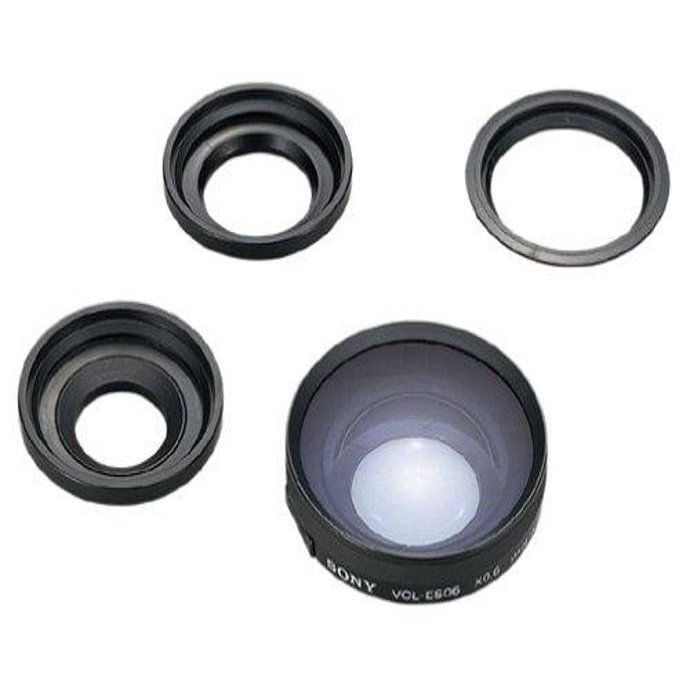 Sony VCLES06A One-Touch Tele Conversion Lens x0.6 for 37mm Lens for DCRDVD92, 203, 405, 405, 505 Camcorders