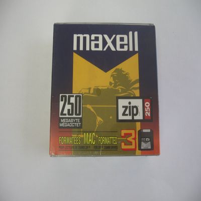 MAXELL 250MB Zip Disks for Macintosh (3 Pack)