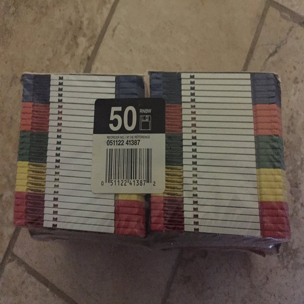 Office Depot(R) 3 1/2" Bulk Diskettes, IBM(R) Format, DS/HD, Rainbow, Box of 50