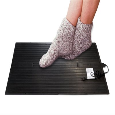 Cozy Products Electric Foot Warmer Under Desk Office Heat Mat, 120 Watts