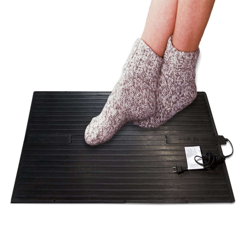 Cozy Products Electric Foot Warmer Under Desk Office Heat Mat, 120 Watts