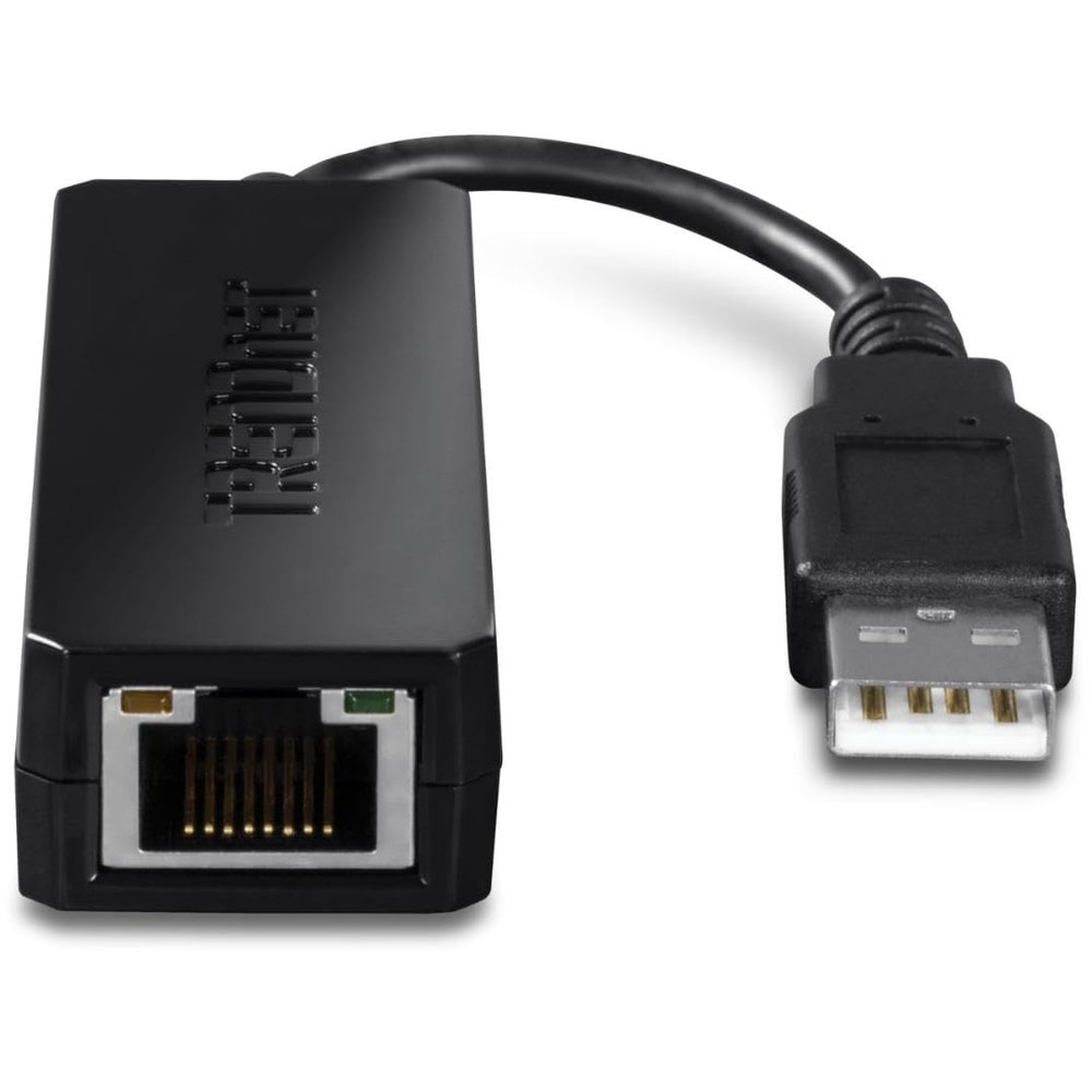 TRENDnet USB 2.0 to Fast Ethernet Adapter, Supports Windows and Mac OS, ASIX AX88772A Chipset, Backwards Compatible with USB 1.0 and 1.0, Full Duplex 200 Mbps Ethernet Speeds, Black, TU2-ET100