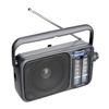Panasonic Portable AM/FM Radio, Battery Operated Analog Radio, AC Powered, Silver (RF-2400D) view 2