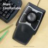 Kensington Expert Trackball Mouse (K64325), Black Silver, 5"W x 5-3/4"D x 2-1/2"H view 2