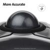 Kensington Expert Trackball Mouse (K64325), Black Silver, 5"W x 5-3/4"D x 2-1/2"H view 3