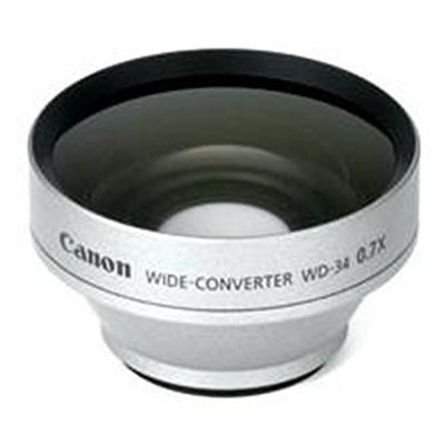 Canon WD34 Wide Converter .7x wider perspective