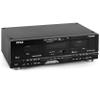 Pyle Home Digital Dual Cassette Deck Media Player Music Recording Device with RCA Cables Switchable Rack Mounting Hardware CrO2 Tape Selector Included 3 Digit Counter - 110V/220V view 1
