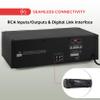 Pyle Home Digital Dual Cassette Deck Media Player Music Recording Device with RCA Cables Switchable Rack Mounting Hardware CrO2 Tape Selector Included 3 Digit Counter - 110V/220V view 4