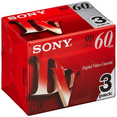 Sony 3 Pack 60 Minute Tape