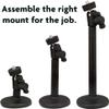 Panavise Universal CCTV Mount Black 2.25 x 3.25 x 4.25 view 2
