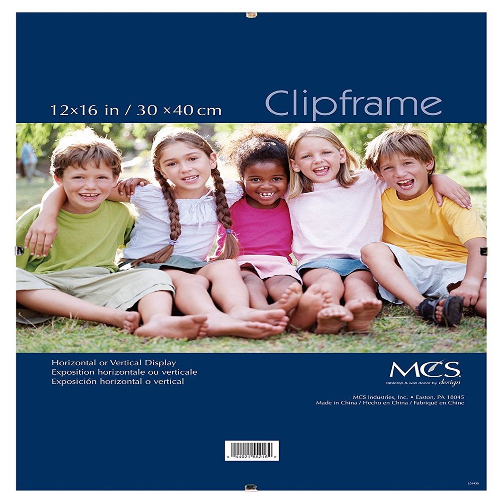MCS 12x16 Inch Glass Clip Frame (55216)