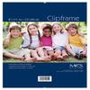 MCS Glass Clip Picture Frame for a 8.5" x 11" Photograph view 1