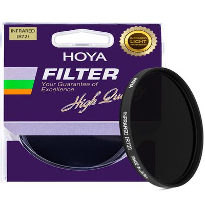 Hoya R72 Screw-in Infrared Lens Filter 52mm - IR Pass Filter for Camera Lens Effects, Range from 760nm and 860nm Light Transmission for Enhancing Creative Effects - Compatible with Mirrorless Cameras